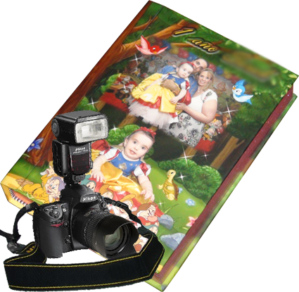 Álbum Infantil 15x21cm 40 pág. até 60 fotos